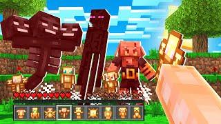 ME PASO MINECRAFT pero TODOS los MOBS DROPEAN TÓTEMS (TÓTEMS de MOBS)