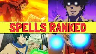 Top 8 ONE-SHOT FINISH Spells! / Black Clover 