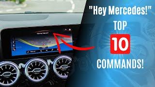 Hey Mercedes! Top 10 COMMANDS on MBUX!