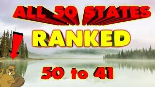 All 50 United States RANKED by Nickname. Where did your state rank? Part 1