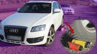 EXPERIMENT: Audi Q5 vs Crushing Crunchy & Soft Things by Car! Monster Energy, Ice, Pepsi