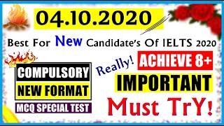 IELTS LISTENING PRACTICE TEST 2020 WITH ANSWERS | 04.10.2020 | BEST MCQ LISTENING TEST