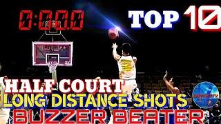 PBA Half Court Shots|Long Distance Shots|TOP 10 Buzzer Beater