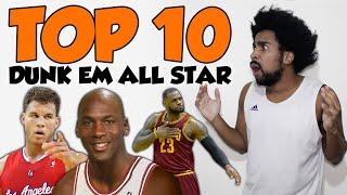 ALL STARS ENTERRANDO NA CABEÇA DE ALL STARS DA NBA - TOP 10
