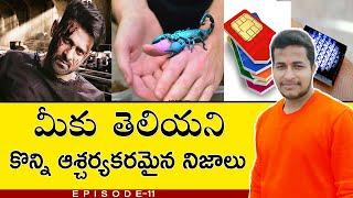 TOP 20 Most Intersting And Amazing Facts | Unknown Facts In Telugu | #TeluguFacts