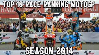 [2014] TOP 10 RACE RANKING HISTORY POINT MOTOGP