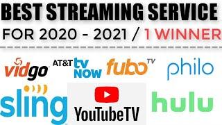 Which Streaming Service is the Best in 2020 - 2021? Youtube TV, Sling, Hulu, AT&T TV, Fubo TV, Philo