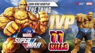 TOP MVP | THE THING | RANKED Gameplay - MARVEL Super War MOBA【Marvel Super War 漫威超級戰爭】