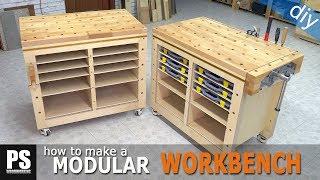 Modular Workbench & Mobile Tool Stand Build (Ep.2)