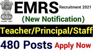 480 POSTS I EMRS SCHOOLS TEACHER & STAFF RECRUITMENT 2021 I NO FEE I APPLY NOW I GOVT RESIDENTIAL