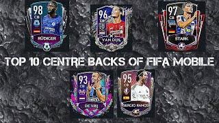 TOP 10 CENTRE BACKS (CB) OF FIFA MOBILE 20 + STAY HOME TOURNAMENT COMING WITH TRAILER IN FIFA MOBILE