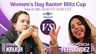 GM Irina Krush | Women’s Day Banter Blitz Cup Part 2