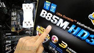 Dirty Gaming Desktop that need a cleanup Vacuum GIGABYTE B85M HD3