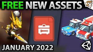 TOP 10 FREE NEW Assets JANUARY 2022! | Unity Asset Store