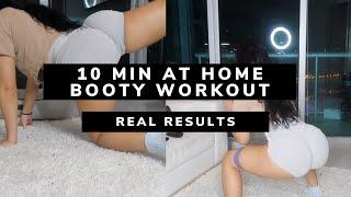 10 MINUTE AT HOME BOOTY WORKOUT | (BUILDING THE BOOTY SHELF)