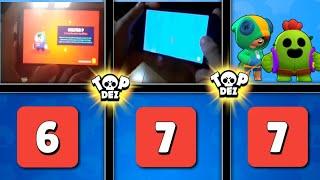 APARECEU 7, 7, 6 ITENS RESTANTES!! TOP 10 MELHORES REAÇÕES BRAWL STARS