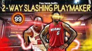 THE BEST TWO WAY SLASHING PLAYMAKER IN NBA 2K20 - 61 BADGE UPGRADES 10 HOF BADGES!