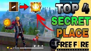 TOP 4 SECRET PLACE IN BERMUDA MAP FREE FIRE // ROAD TO 1K SUBSCRIBERS ❤️