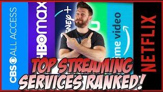 Top 8 Streaming Services Ranked! | SHOWDOWN STYLE! (From Netflix to Disney+ to HBO Max & Peacock TV)