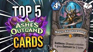 TOP 5 CARDS FROM ASHES OF OUTLAND | Tempo Storm Hearthstone [Ashes of Outland]