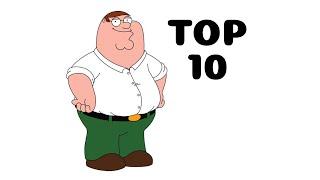 Top 10 Worst To Greatest Tv Show Characters Family Guy