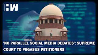 Headlines: 'No Parallel Social Media Debates': Supreme Court To Pegasus Petitioners | NV Ramana