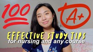 TOP 5 EFFECTIVE STUDY TIPS (WORKS ON ANY COURSE) | My Study Routine | Hey It's Ely!