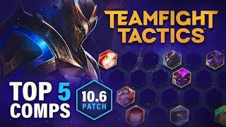 Top 5 BEST Team Comps for RANKED in Teamfight Tactics Patch 10.6