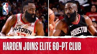 ALL 4 of James Harden's 60-Point Performances!
