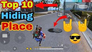 op kaju FF Top 10 Hiding Place in Free fire 