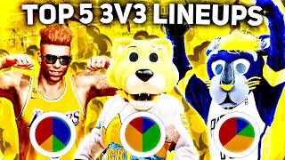 RANKING THE TOP 5 3V3 LINEUPS IN NBA2K20