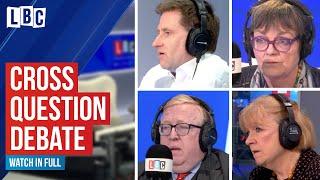 Cross Question with Iain Dale: Steve Brine, Fiona Mactaggart, Simon Heffer & Polly Toynbee | LBC