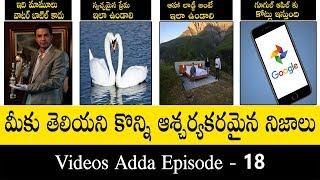 Top 10 Facts in Telugu You Never Know | Unknown and Interesting Facts | Episode - 18