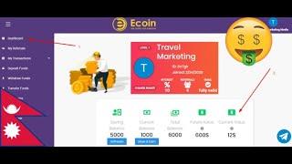 Make Money Online with Ecoin comunity(Already listed -instant withdrw)Best earning method in nepal