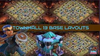 TOP 10 BEST TOWNHALL 13 BASE WITH LINK FOR CLAN WAR & TROPHY PUSHING | TH 13 BASE LAYOUTS | CoC #101