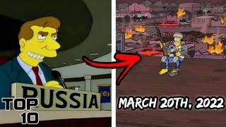 Top 10 Simpsons Predictions For 2022 That The Government Can't Ignore