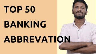 TOP 50 BANKING ABBREVATION QUIZ | FREQUENTLY ASKED QUESTION | LIVE | SBI CLERK | RBI | SBI PO | CWJ