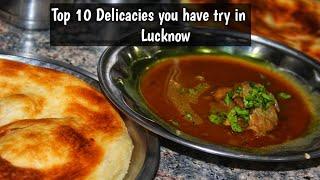 Top 10 Street food of Lucknow | Street food in Lucknow | 10 Best places to eat in Lucknow