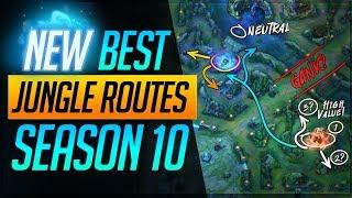 The NEW and BEST JUNGLE ROUTES Pro Players use in Season 10! | League of Legends Guides