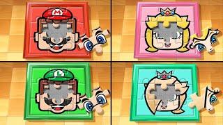 Mario Party The Top 100 MiniGames - Mario Vs Luigi Vs Peach Vs Waluigi (Master Cpu)