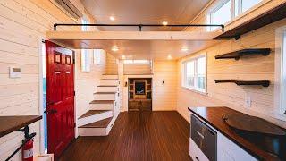 Gorgeous Cozy Latest Custom California Tiny House with Beautiful Red Door