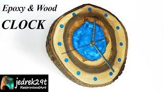 Epoxy and Wood Clock. DIY a Simple Way / RESIN ART