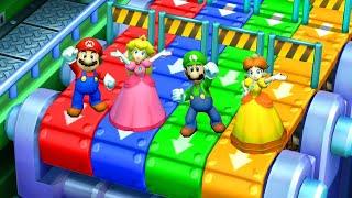 Mario Party The Top 100 MiniGames - Mario Vs Luigi Vs Peach Vs Daisy (Master Cpu)