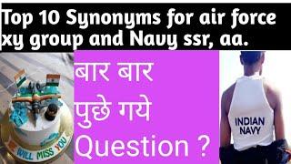 English for air force ! Top 10 Synonyms for air force xy group and Navy ssr,aa, coast guard !#viral