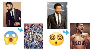 Top 5 batman: Cricketers celebrities || Who ever come to social media and when⁉️ || #lvkvc ||