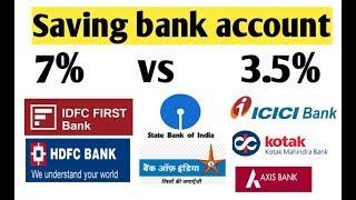 7% vs 3.50% saving bank account (interest rate ) by Reshu sharma