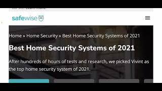 Best Home Security System In USA| TOP 10 Best Home Security system Reviews