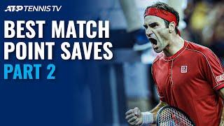 Best ATP Tennis Match Point Saves! 