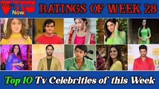 FMN Ratings of Week 28 : Top 10 Tv Celebrities of this Week