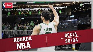 RODADA NBA 30/04 - TATUM HISTÓRICO ANOTA 60 PONTOS, LEBRON DE VOLTA, TOP 10 E MAIS!